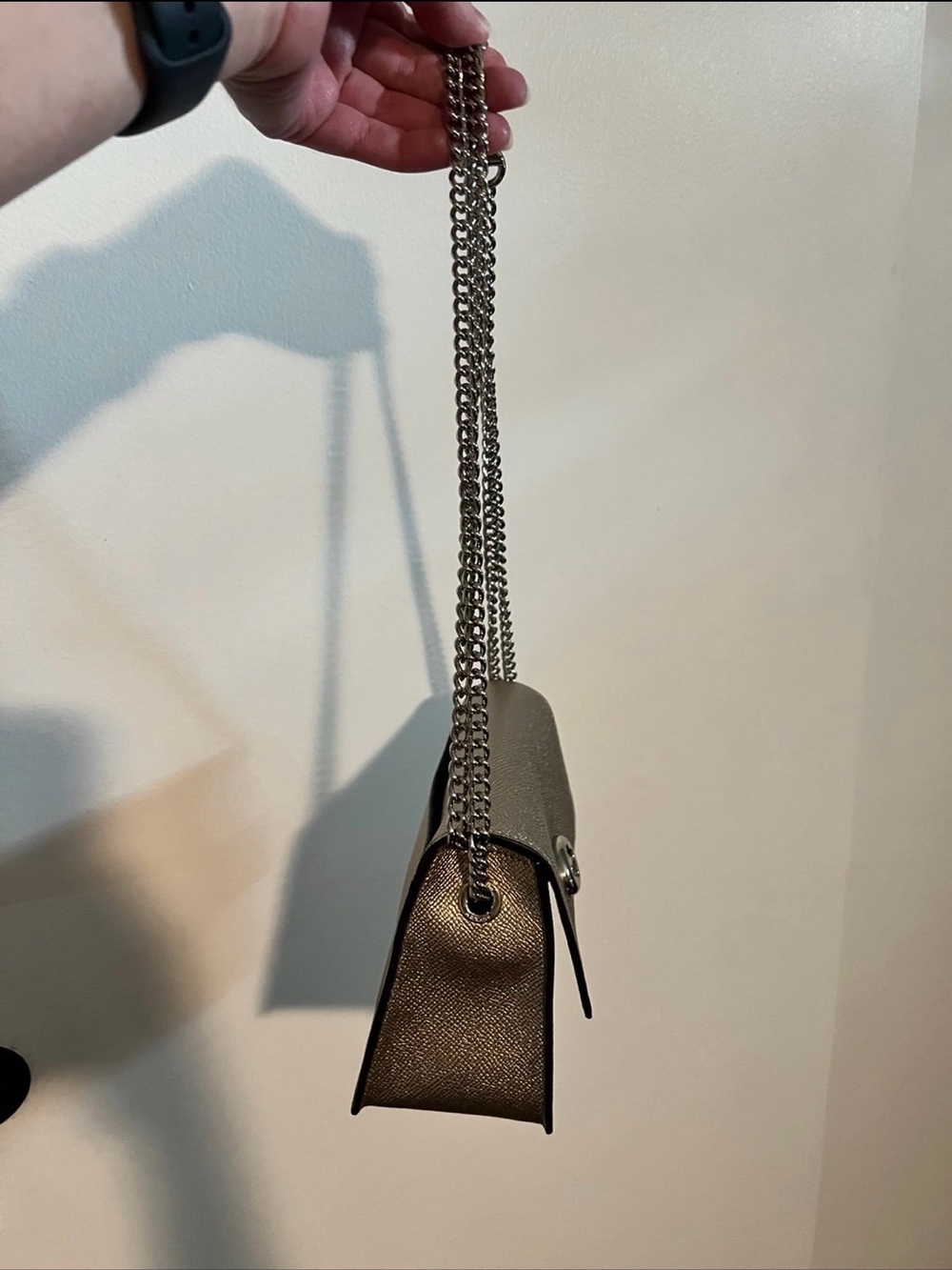 Coach BOWERY CROSSBODY Champagne/Silver - Picture 2 of 8